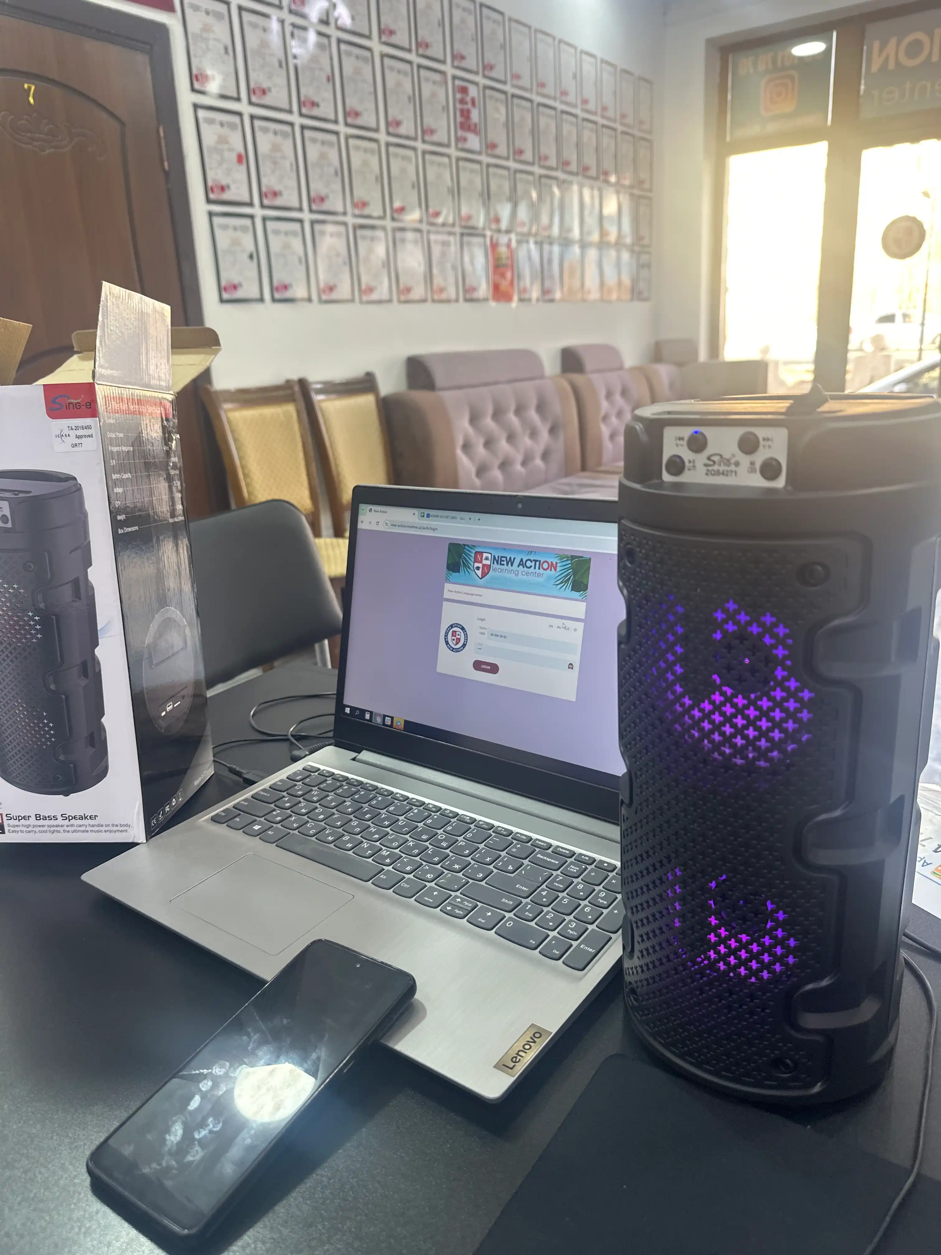 Kalonka karaoke, Bluetooth simsiz portativ dinamik, mikrofonli musiqa kalonkasi