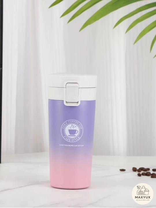 Choy va qahva uchun zanglamaydigan polatdan termokrujka, 500 ml