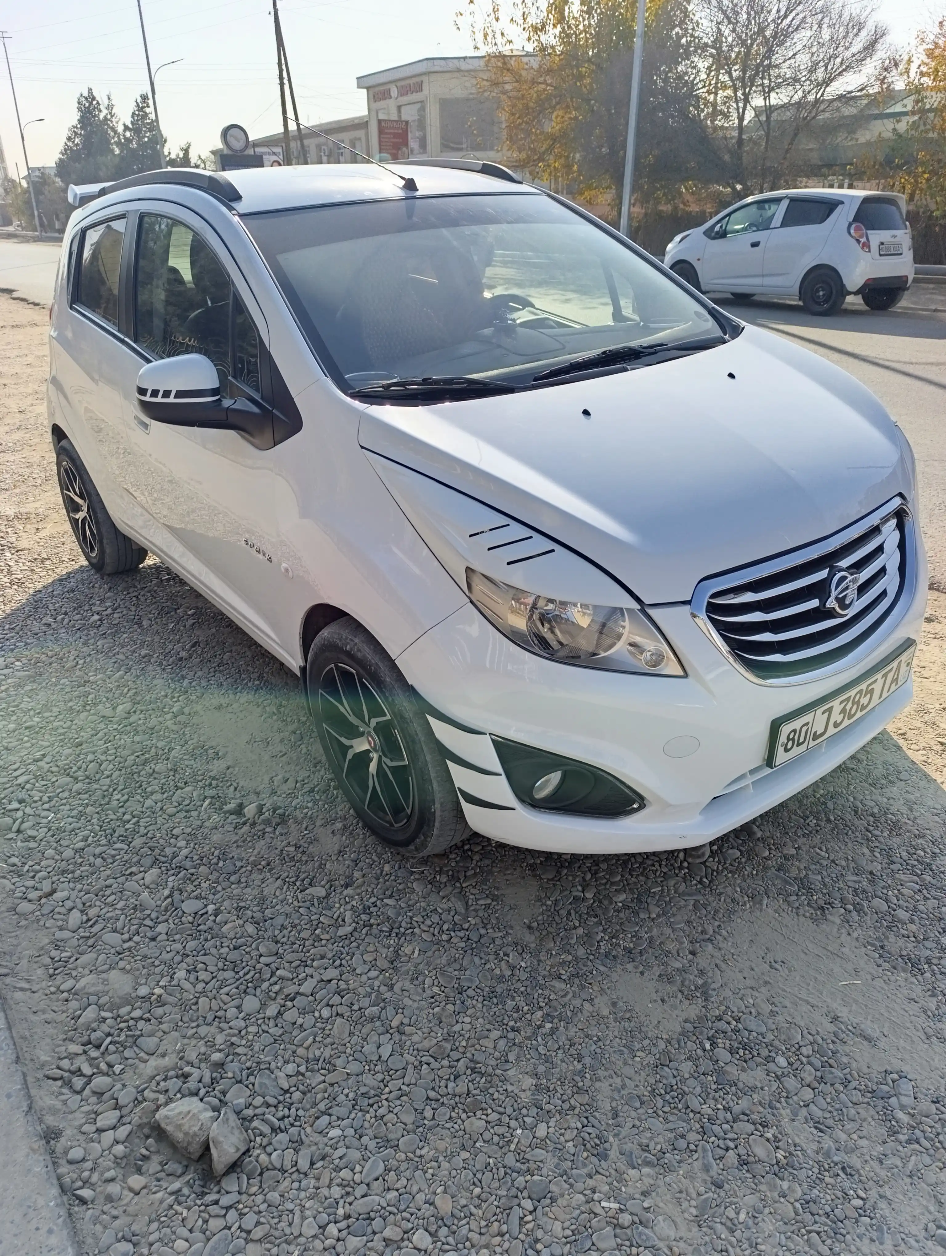 Old va orqa bamper uchun tuning jabralar nabori, qora, 6 dona