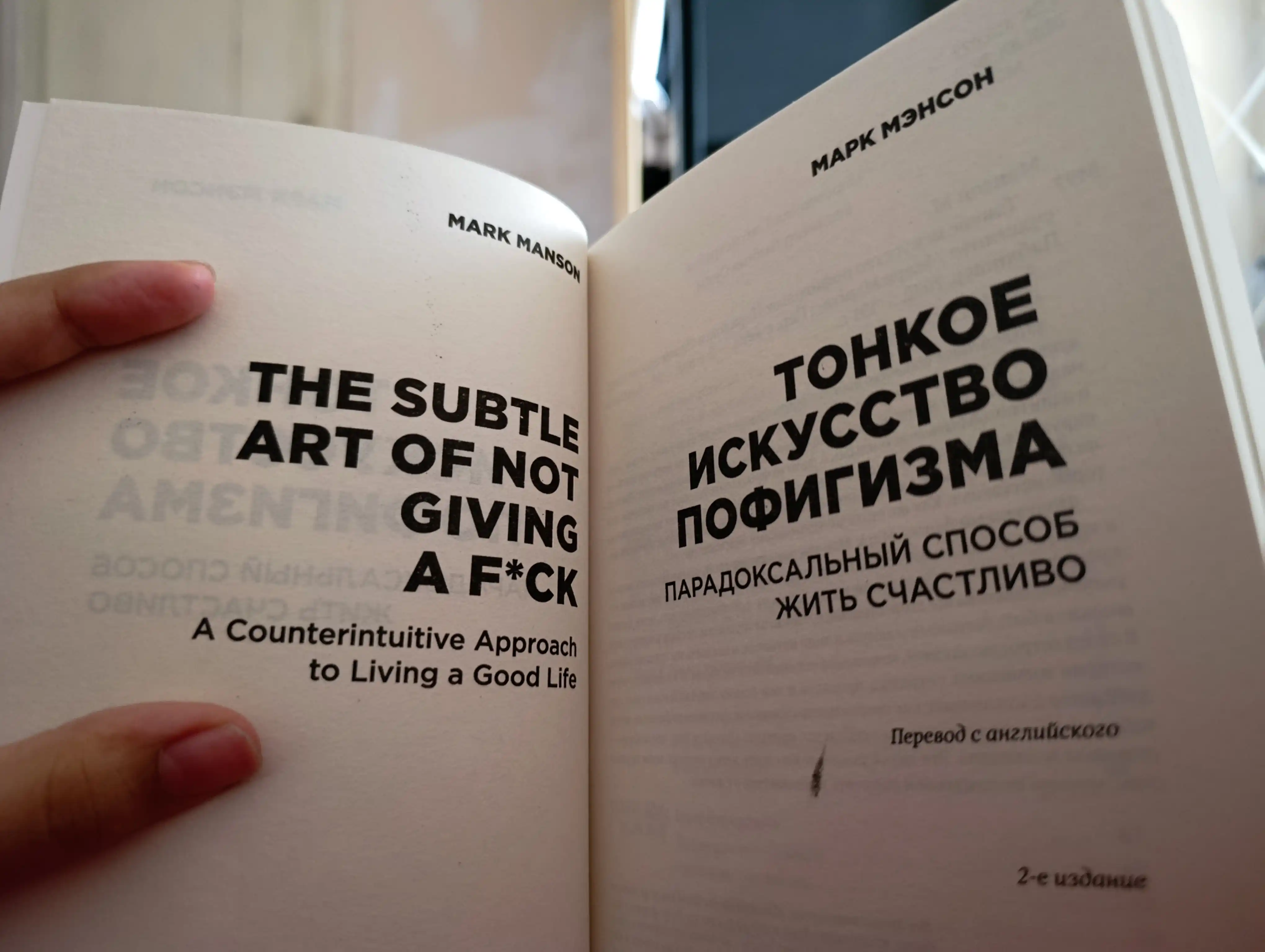 Тонкое искусство пофигизма, Марк Мэнсон
