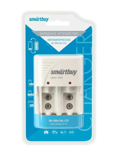 Smartbuy AA/AAA tipidagi akkulyatorlar (Ni-MH), 950 / 1100 / 2500 mA·soat, 2 dona