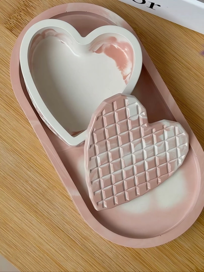 Gips, epoksid smolasi uchun silikon qolip quticha, mold quticha