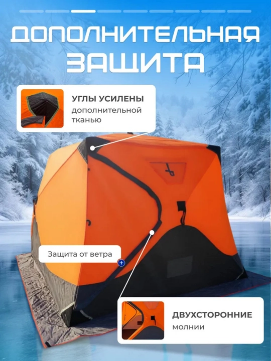 Надёжная зимняя палатка — выбор для рыбалки, охоты и отдыха на природе