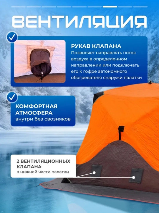 Надёжная зимняя палатка — выбор для рыбалки, охоты и отдыха на природе