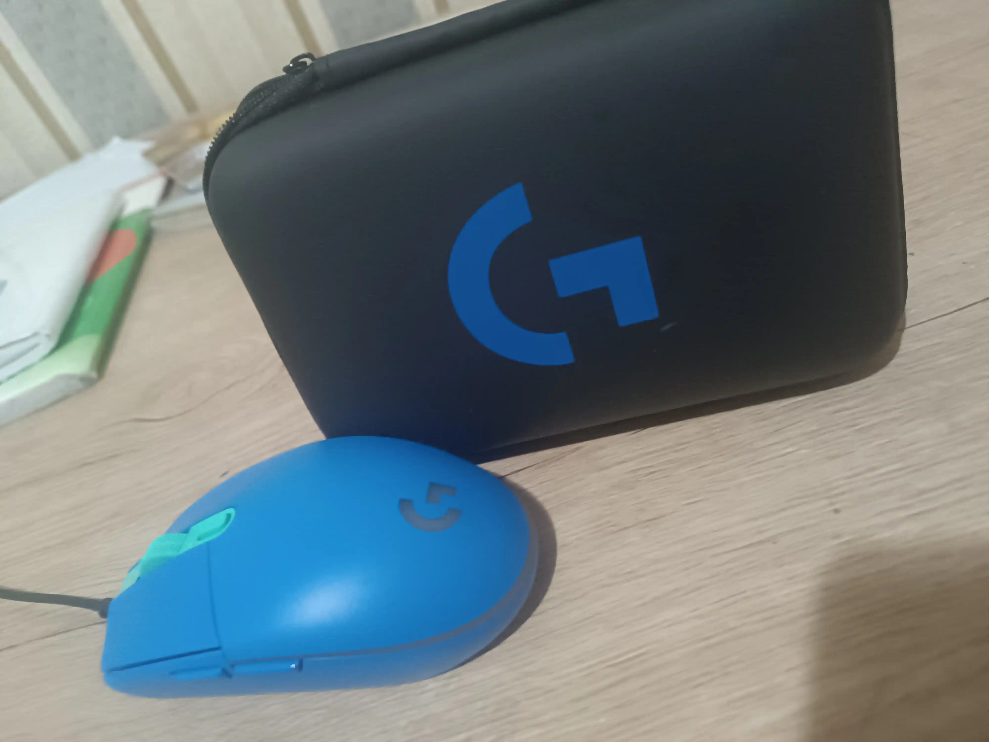 Logitech G102 LIGHTSНТС simli oyin sichqonchasi kabel bilan, kompyuter va noutbuk uchun PC