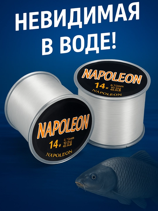 NAPOLEON baliq ovlash leskasi, 14, 16, 18, 20, 25 m