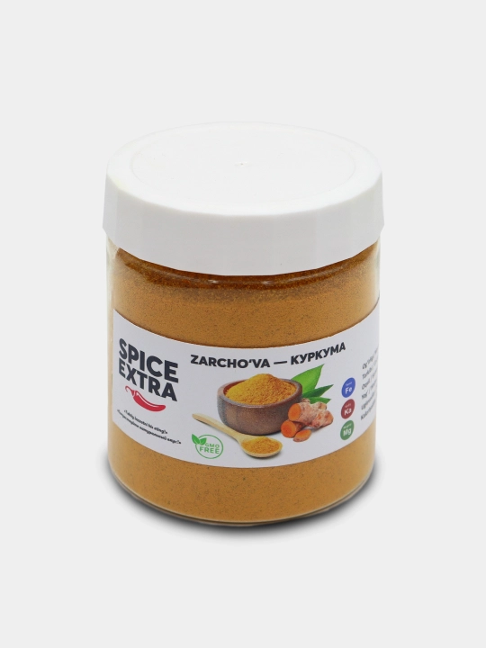 Kurkumа – Tabiiy maydalangan zarchava kukuni, 100% organik  100 g  200 g
