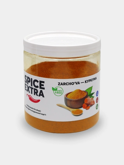 Kurkumа – Tabiiy maydalangan zarchava kukuni, 100% organik  100 g  200 g