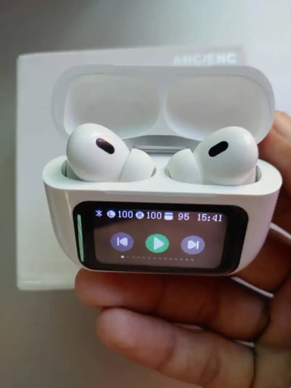 Sensorli displeyli TWS simsiz quloqchinlar (naushnik) Bluetooth 5.4iPhone va Android uchun