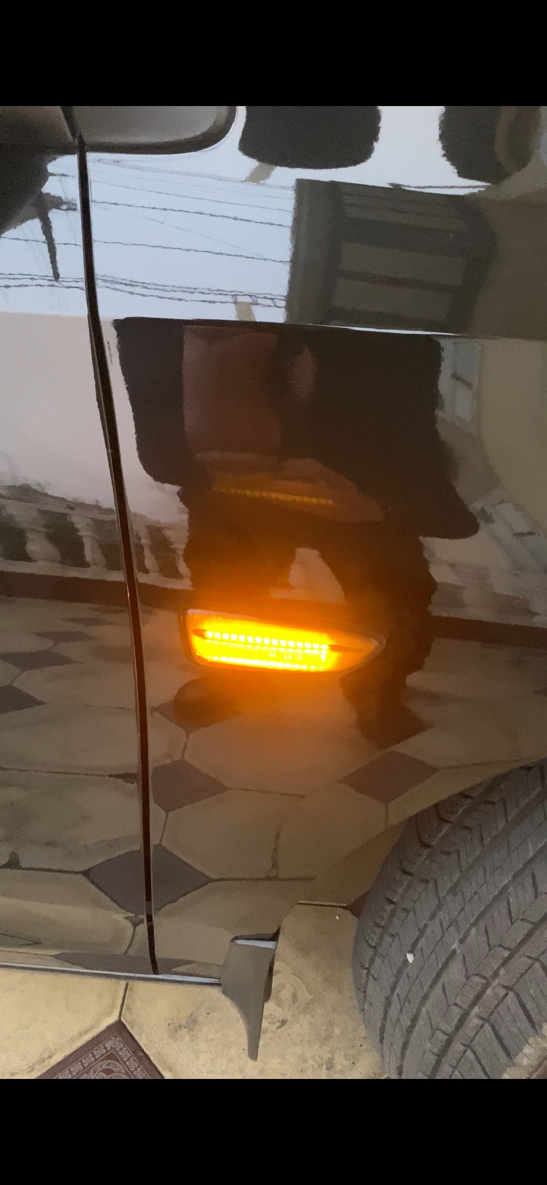 Onix va Monza avtomashinalari uchun yon tomon led lampalari to'plami