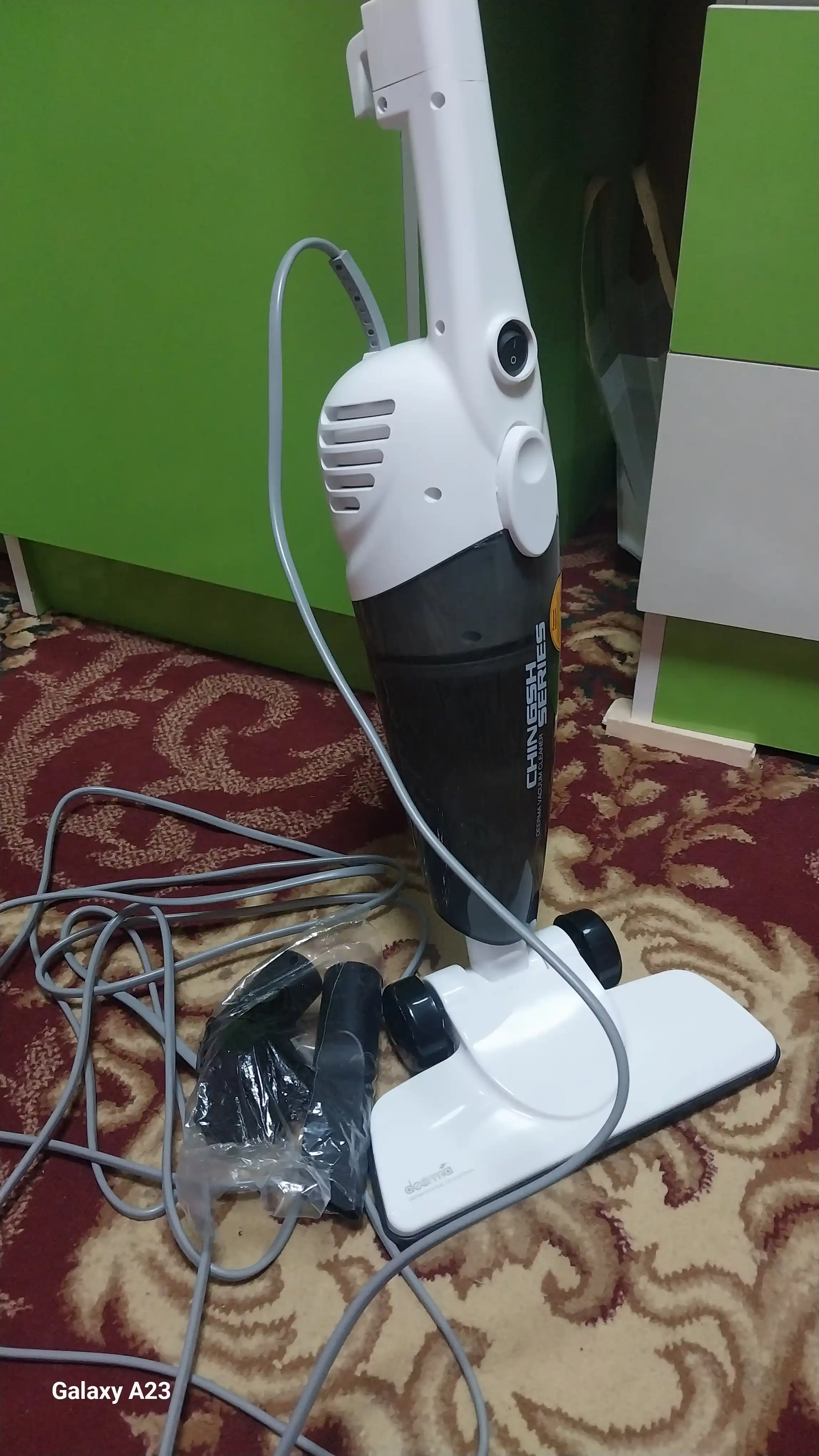 Qo‘lda boshqariladigan vertikal Deerma DX 118C changyutgichi,simli, uy changyutgichi, HEPA