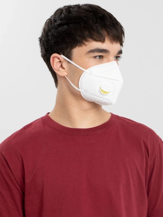Tibbiy yuz niqobi, LaLaKu, klapanli KN95 respirator niqobi, 5 va 10 donalik