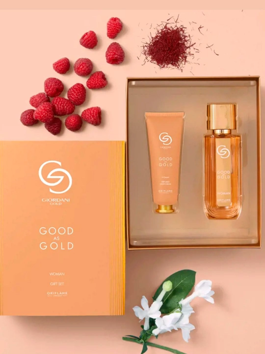 Giordani Gold to'plam sovg'a uchun atir va krem