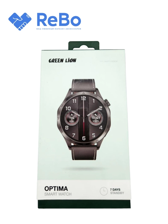 Green Lion Optima Smart Watch, умные часы, черный цвет, 7 дней в режиме