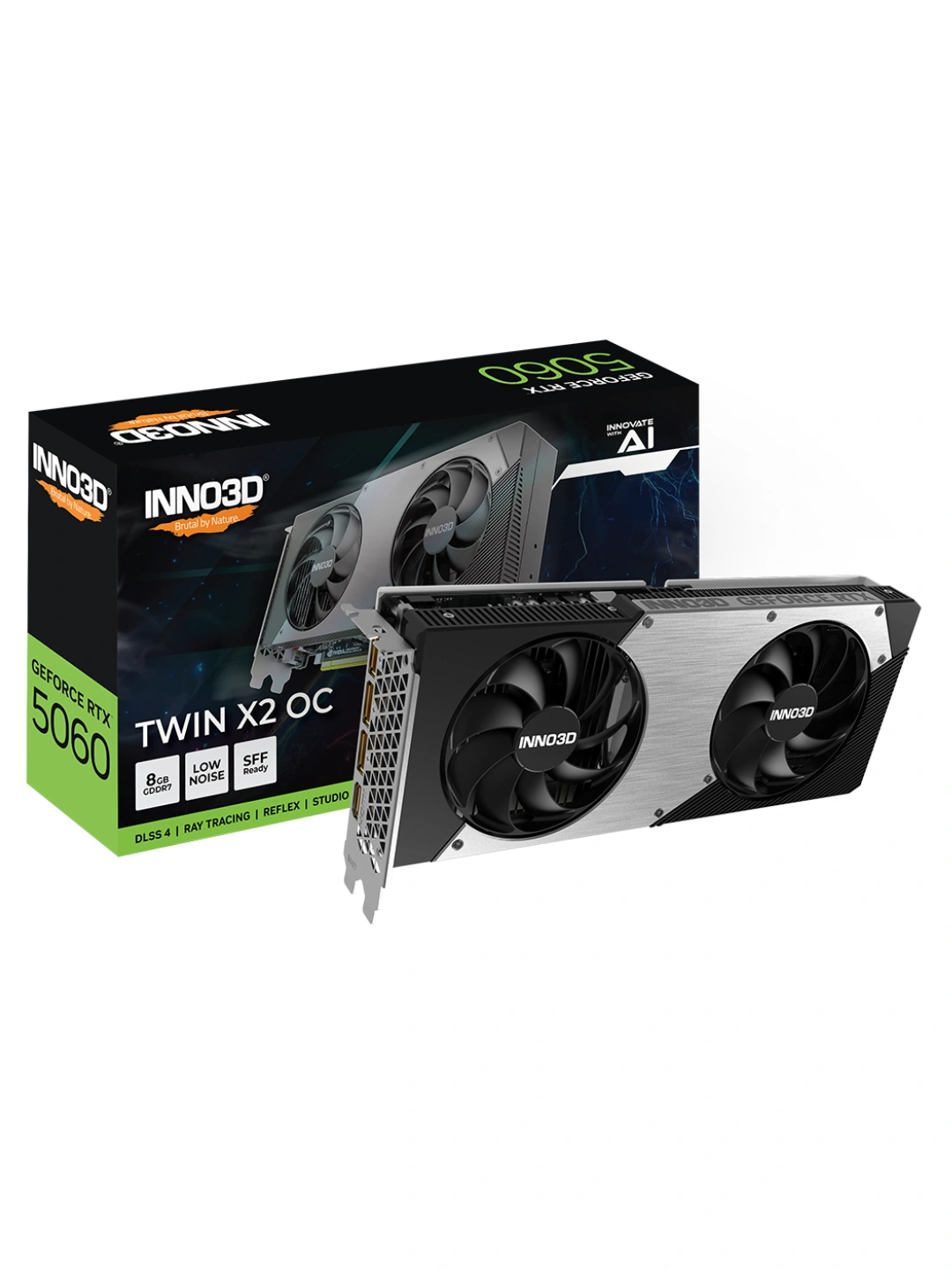 Видеокарта Inno3D GeForce RTX 5060 Twin X2 OC 8GB GDDR7 128bit за 5852340 сум со скидкой 47%. Uzum Market