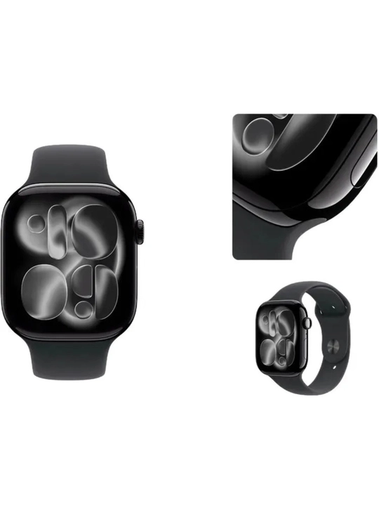 Aqlli soat Smart Watch Series 11, 46 mm, Jet Black Aluminum Case, Sport Band