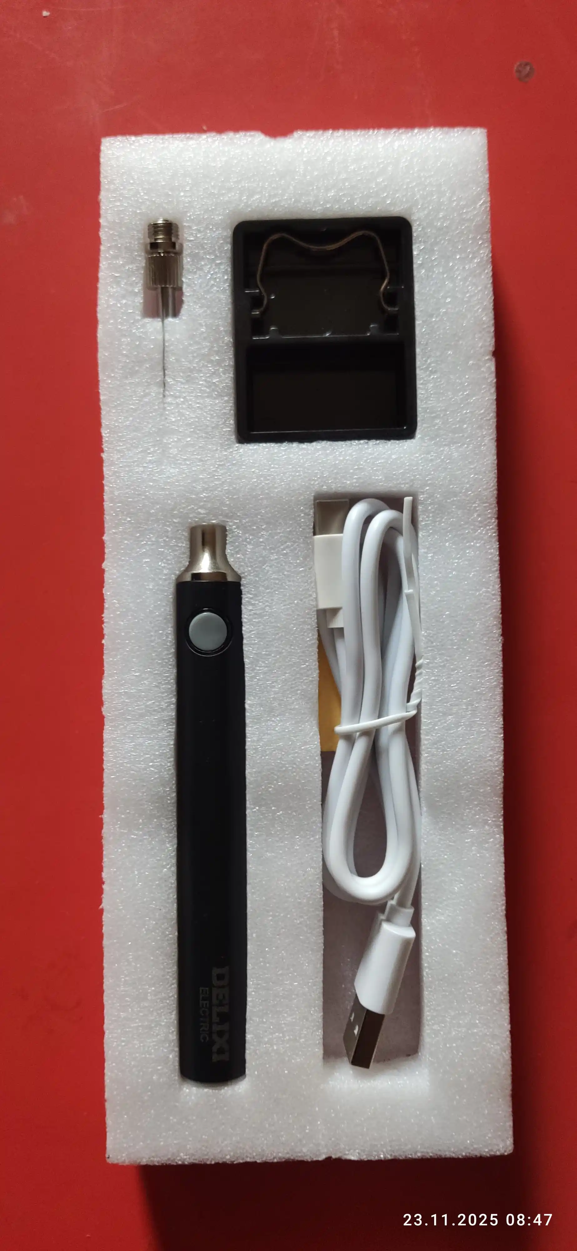 Паяльники, паяльный набор, LED дисплей, USB Type-C, портативный, 260–420°C