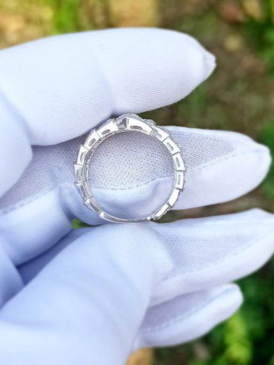 Серебряные кольца, серебро 925 пробы, (в форме змеи)