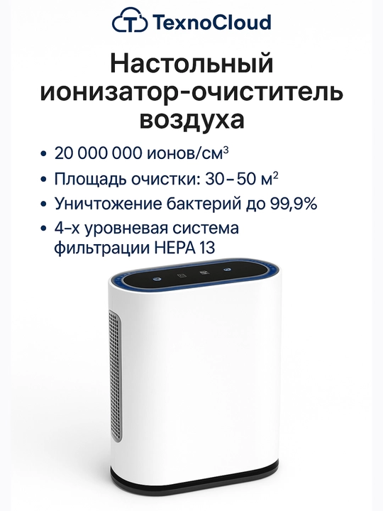Havo tozalagich, namlantiruvchi, uvlajnitel, bolalar himoyasi, maydoni 50 m²
