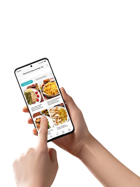 Xiaomi Dual Air Fryer 10L aerogril versiyasi sog‘lom ovqatlanish uchun global aqlli frityurnitsa