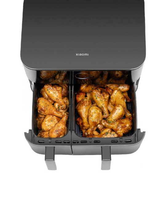 Xiaomi Dual Air Fryer 10L aerogril versiyasi sog‘lom ovqatlanish uchun global aqlli frityurnitsa