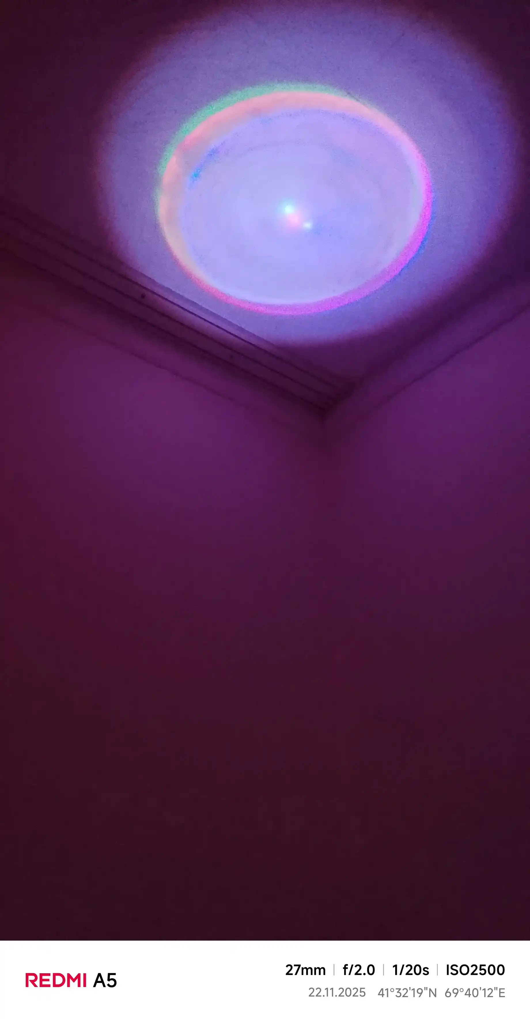 3D kristall tungi chiroq, ranglari almashib turadigan, RGB li, sovg‘a uchun ideal, 6 sm