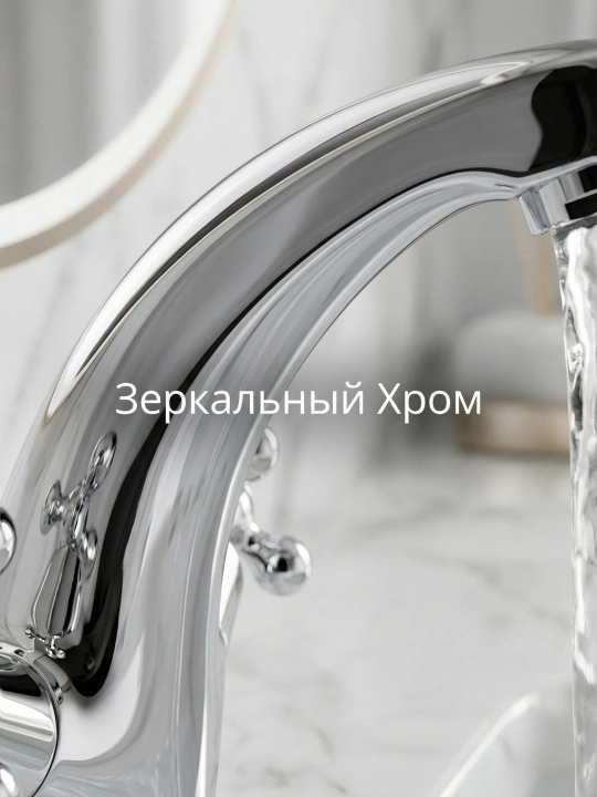 Кухонный смеситель с керамическим картриджем и регулировкой воды