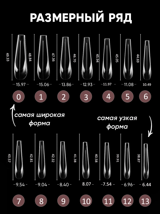 Верхние формы для наращивания ногтей MOKKA Razor, Cube, Cats, Modern, Creative Modeling