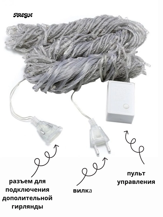 Yangi yil LED gulchambari, interyer bezagi