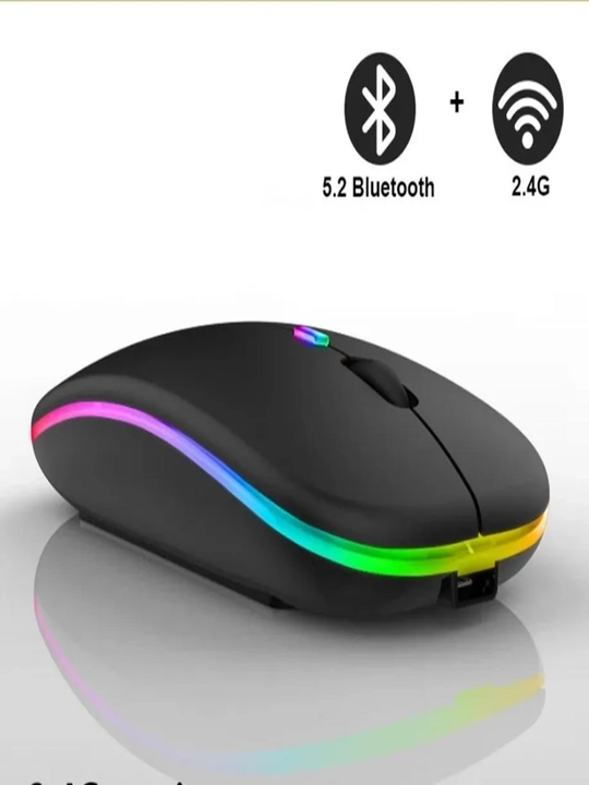 Беспроводная компьютерная мышь с RGB-подсветкой