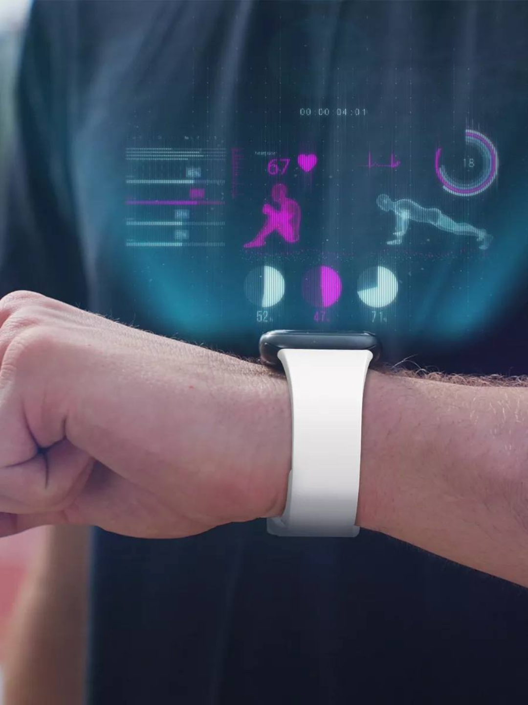 Ремешок силиконовый на Samsung Galaxy Fit 3