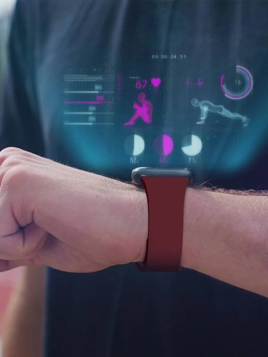 Ремешок силиконовый на Samsung Galaxy Fit 3