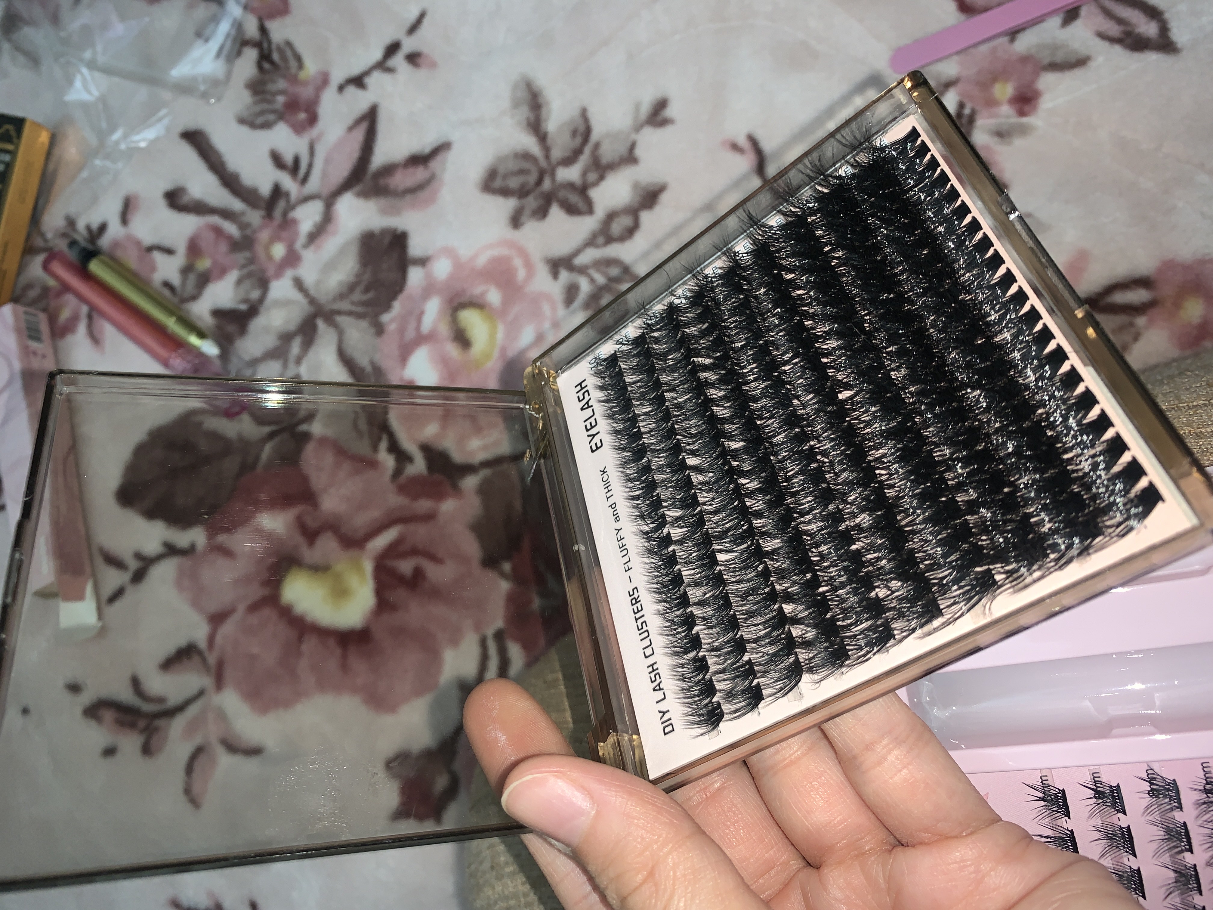 Ulama kipriklar, EYELASH 200D, uzun va egiluvchan, 190 dona