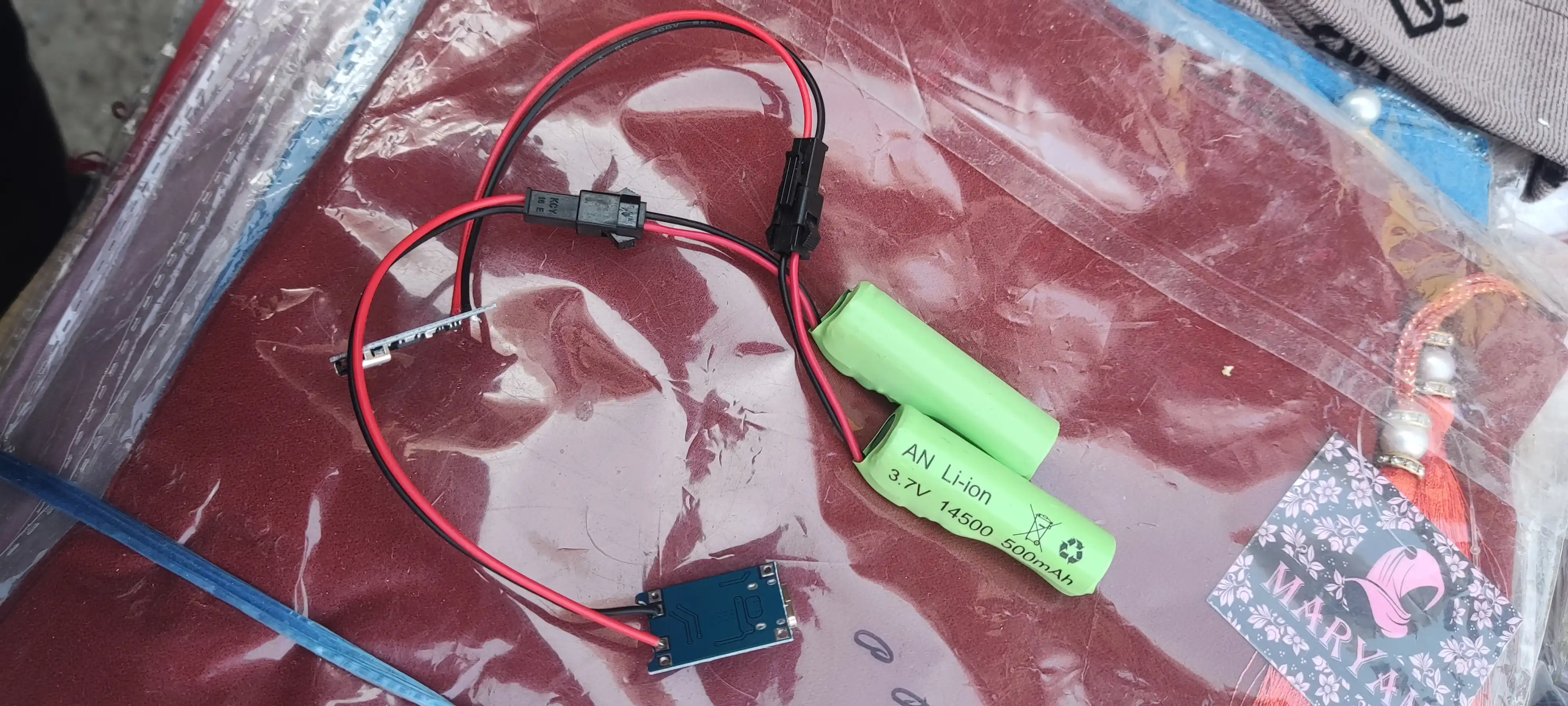 Штекер и гнездо с проводом SM connector F/M, пара