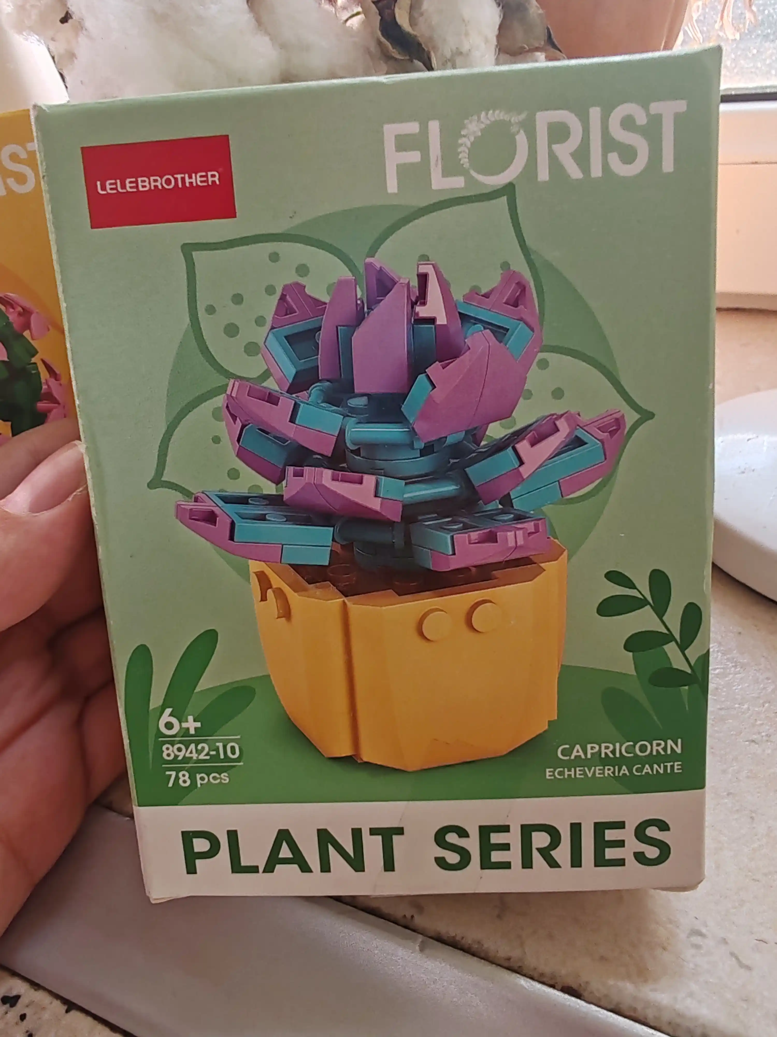 Konstruktor Lego gullar 3D Mini bloklardan, o‘simlik konstruktori