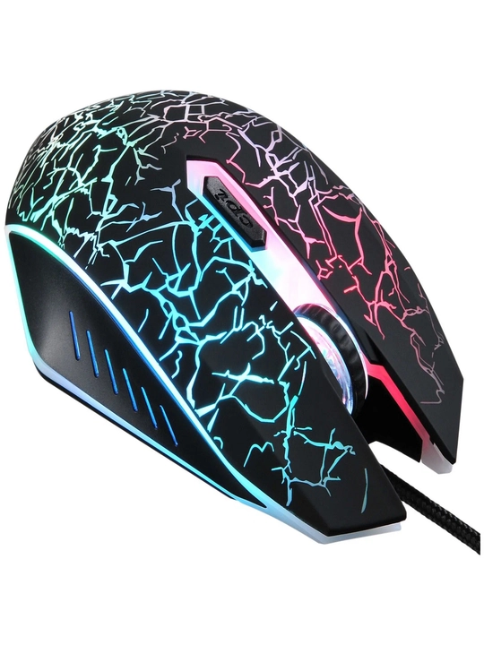 Проводная мышь для игр и офиса, со светодиодной RGB-подсветкой, 3200 DPI G11