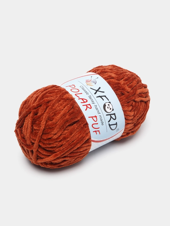 Пряжа oxford Polar Puf - 110 м, 100 г, 100% полиэстер, в упаковке 1 шт