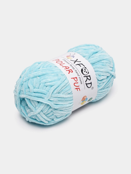 Пряжа oxford Polar Puf - 110 м, 100 г, 100% полиэстер, в упаковке 1 шт