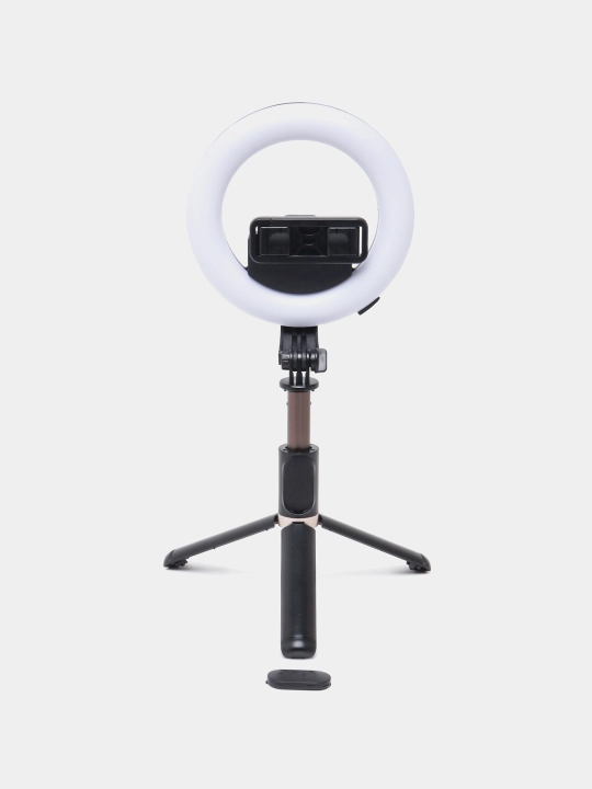 Yesido SF12 — Bluetooth pultli, ring chiroqli va 80 sm gacha cho‘ziladigan lampali selfi - 