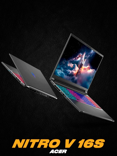 Acer Nitro V16s/16" WUXGA IPS 180Hz/AMD Ryzen 7-260/DDR5 16GB/512GB SSD/NVIDIA RTX5060 8GB