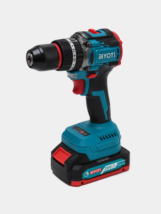Akkumulyatorli shurup-buragich-drel Biyoti BYT-CD1015 — 10mm, 1400 RPM - 