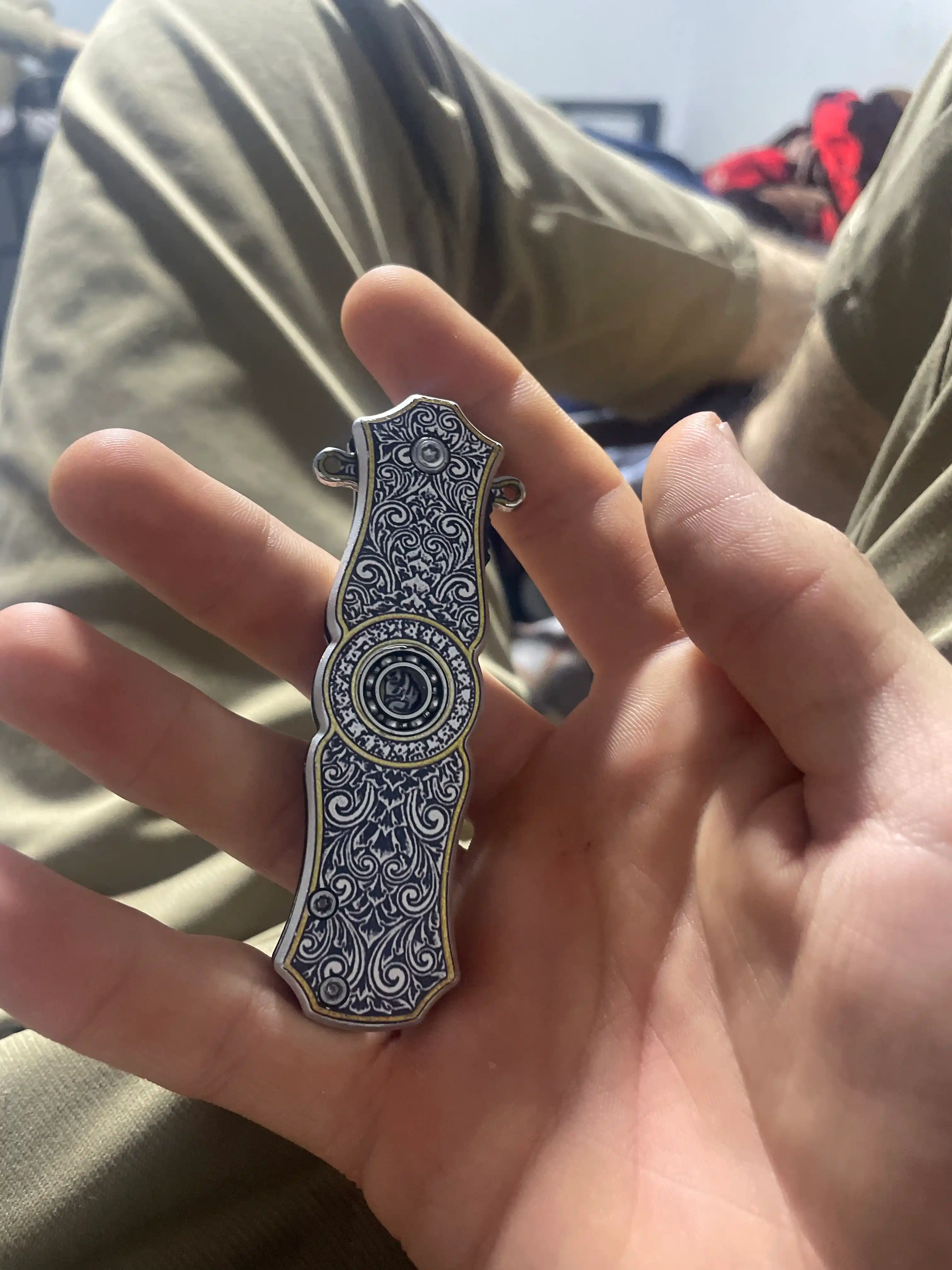 Turistik mini pichoq, spinner, yig'ma pichoq, ov uchun