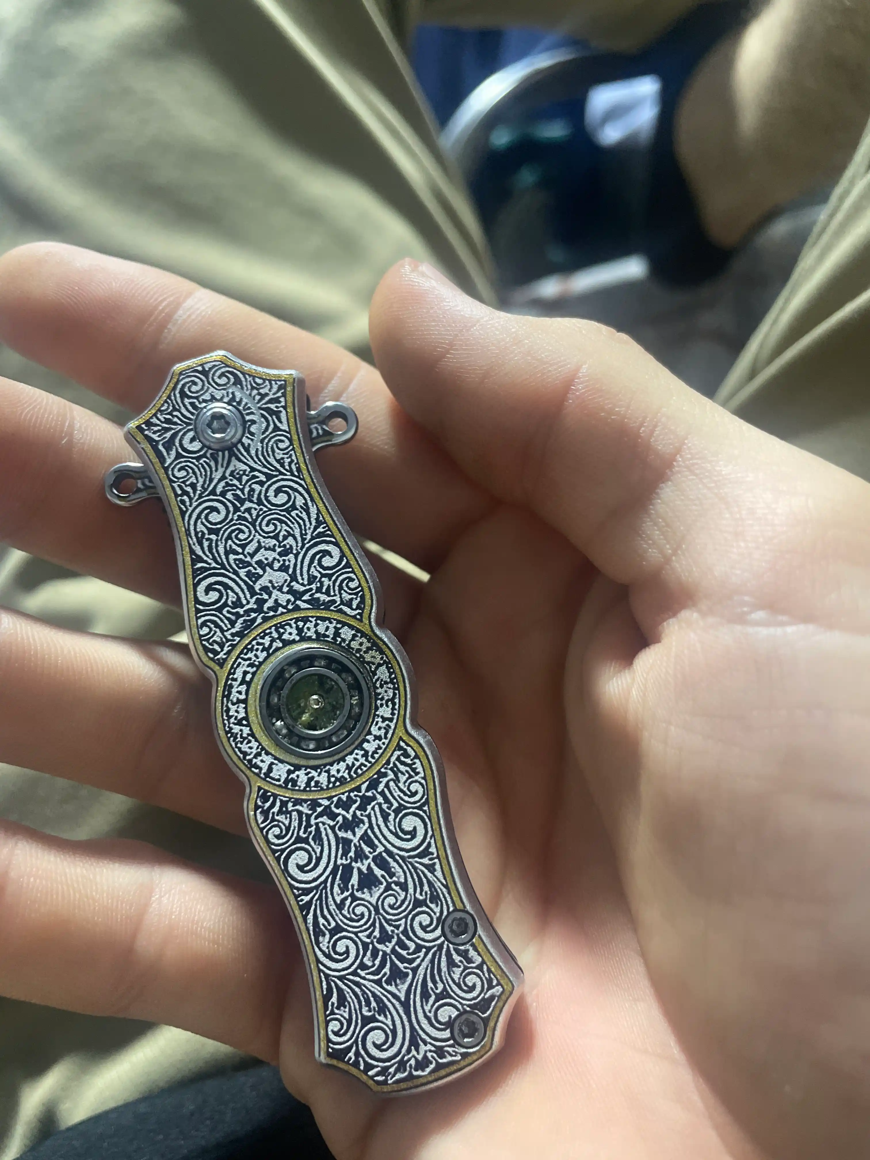 Turistik mini pichoq, spinner, yig'ma pichoq, ov uchun
