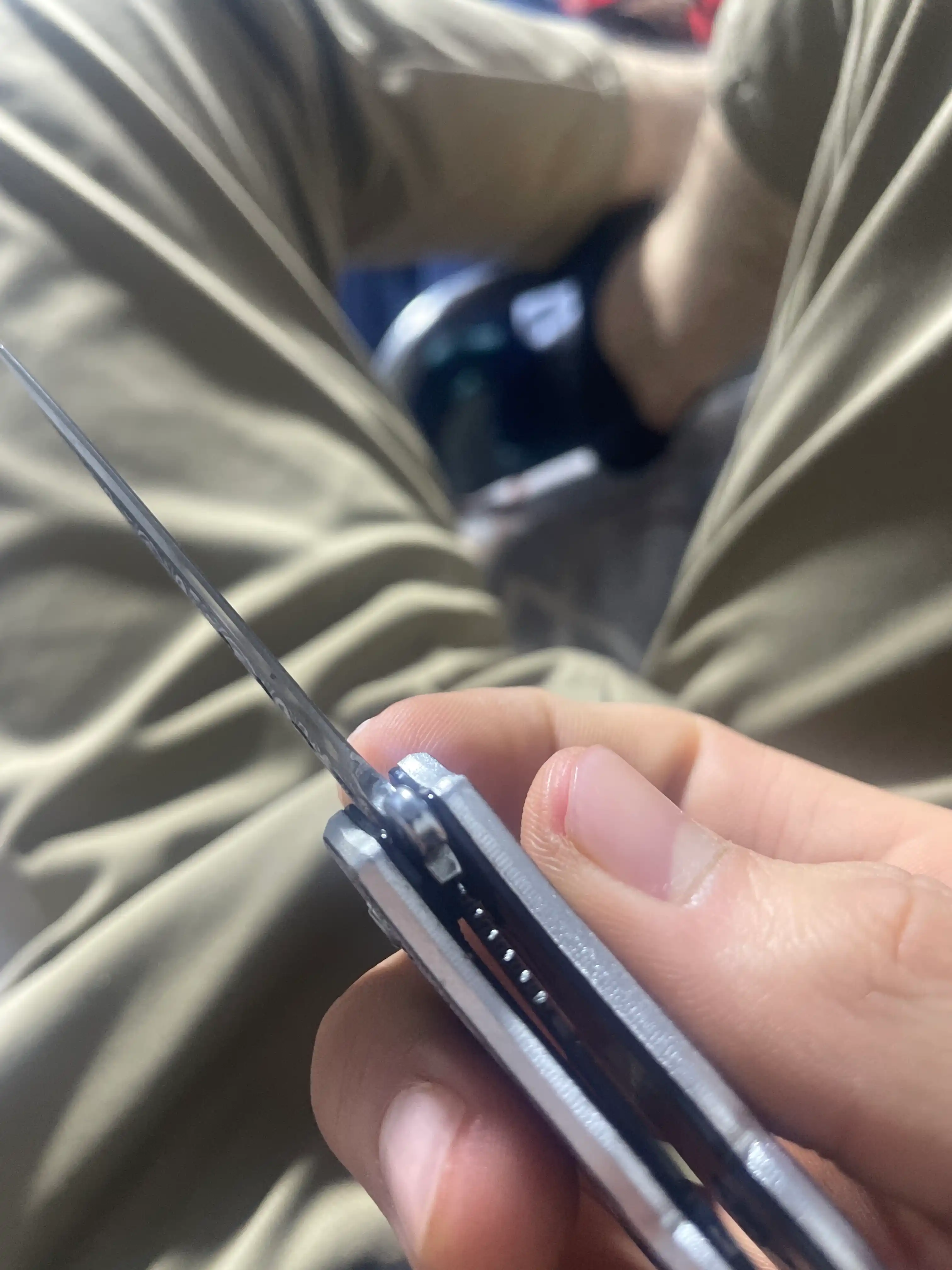 Turistik mini pichoq, spinner, yig'ma pichoq, ov uchun