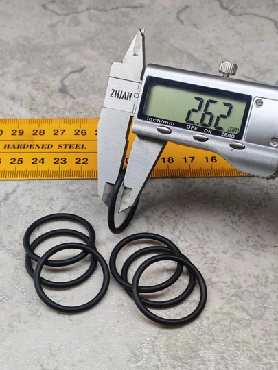 Halqa zichlovchi rezinali, qalinligi 2.62 mm, salnik, prokladka, Kastas O-ring NBR