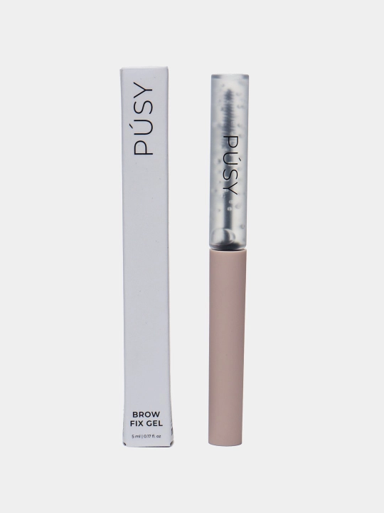 Гель для укладки бровей, pusy фиксатор, бесцветный, стойкость 24 часа
