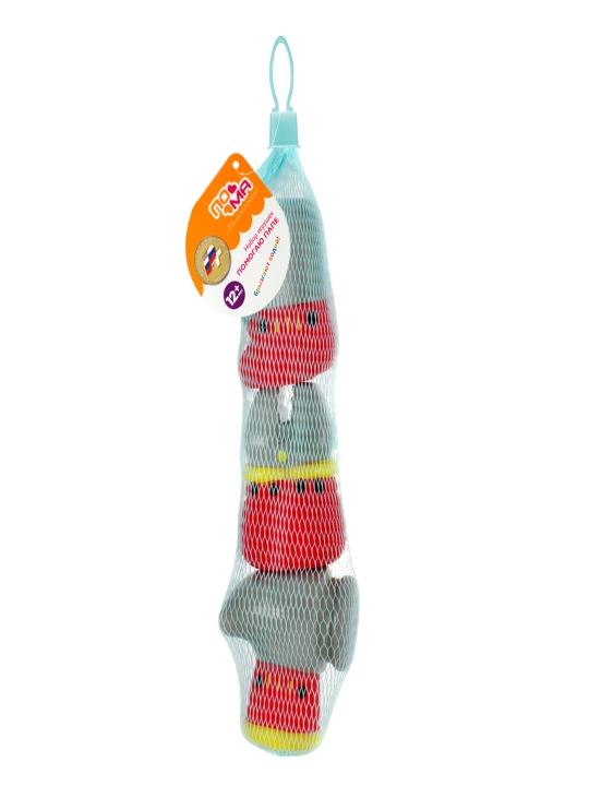 Набор игрушек для ванной, ПоМа, 3 шт, 6+ мес
