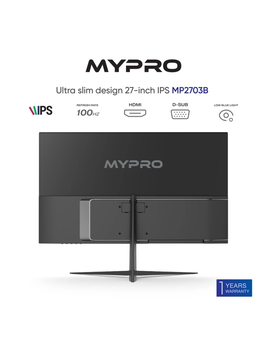 Монитор MYPRO 27 MP2703B 100HZ IPS - высококачественный монитор 27 дюймов с IPS и 100 Гц