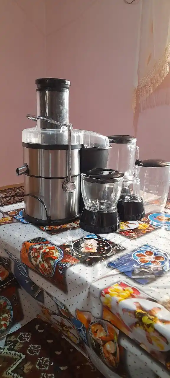 Кухонный комбайн, 4 в 1, соковыжималка, блендер, измельчитель, кофемолка, sokovyjimalka