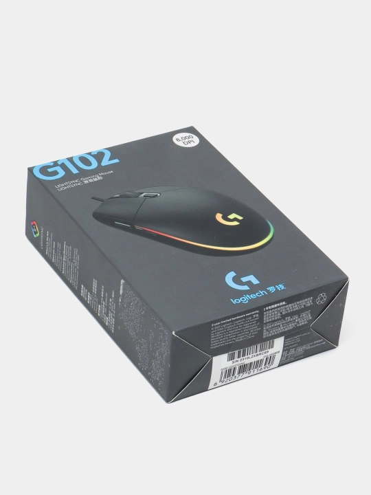 Logitech G102 LIGHTSYNC — игровая мышь с RGB, 8000 DPI и 6 программируемыми кнопками